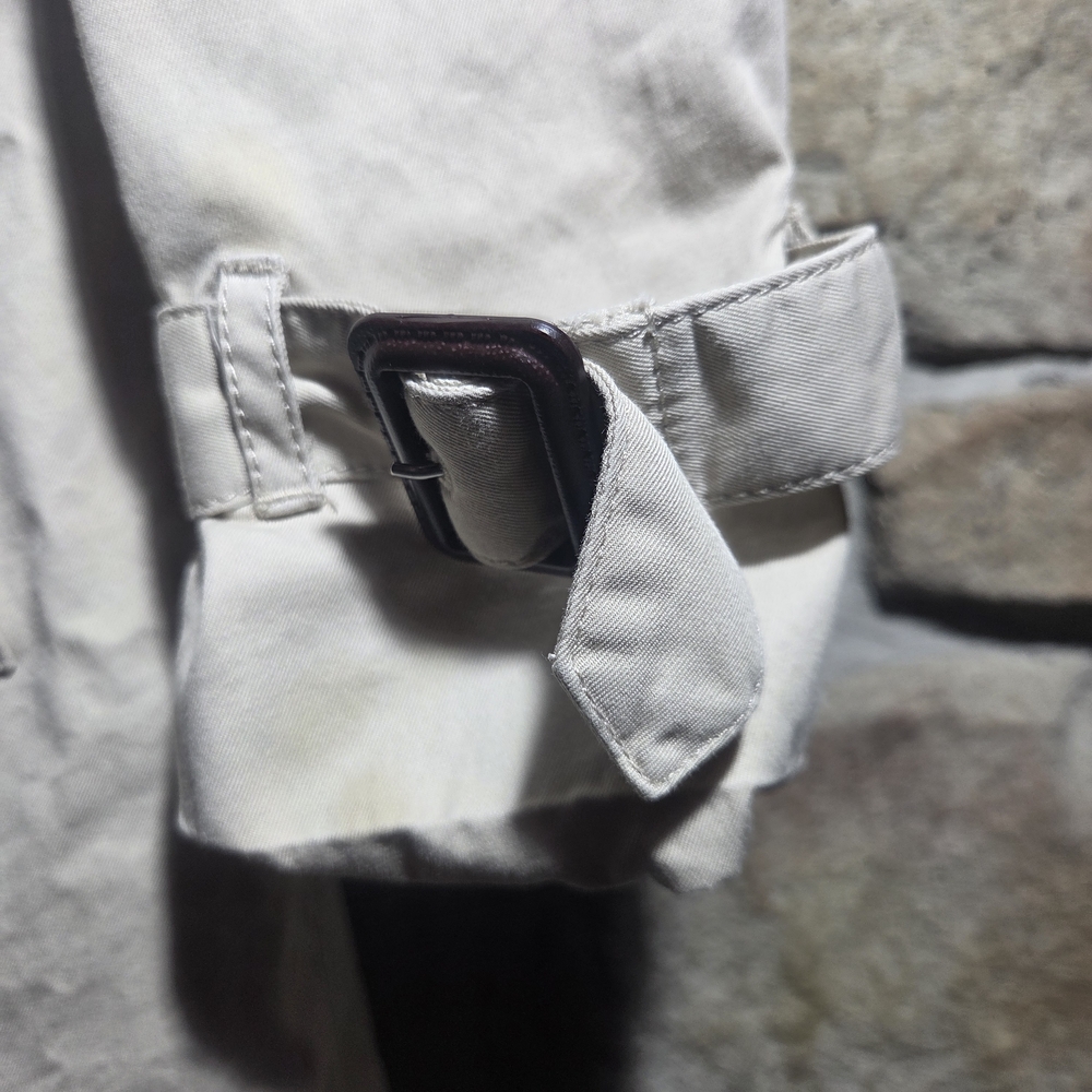 Banana Republic Off-White Trench Coat View 4